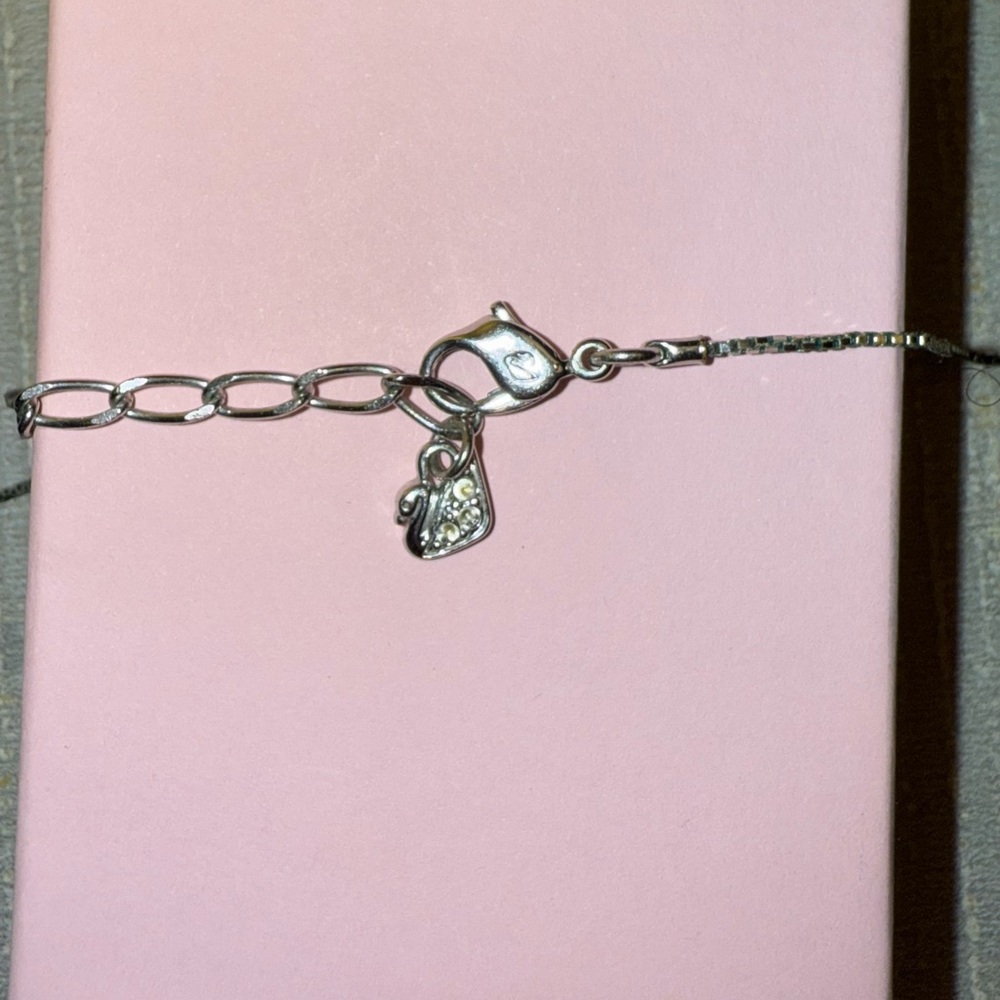 Vintage Swarovski Crystal Silver Bear Pendant Necklace - Picture 4 of 9